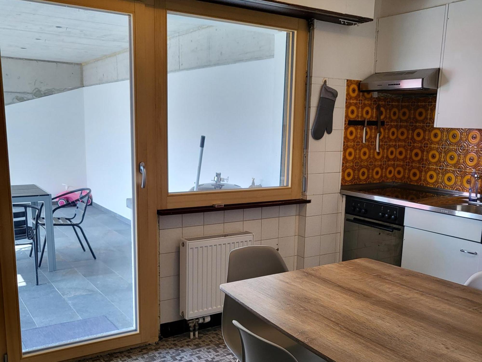 Randogne Avec Grande Terrasse Apartamento